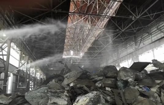 安鋼集團噴霧降塵工程(圖文)